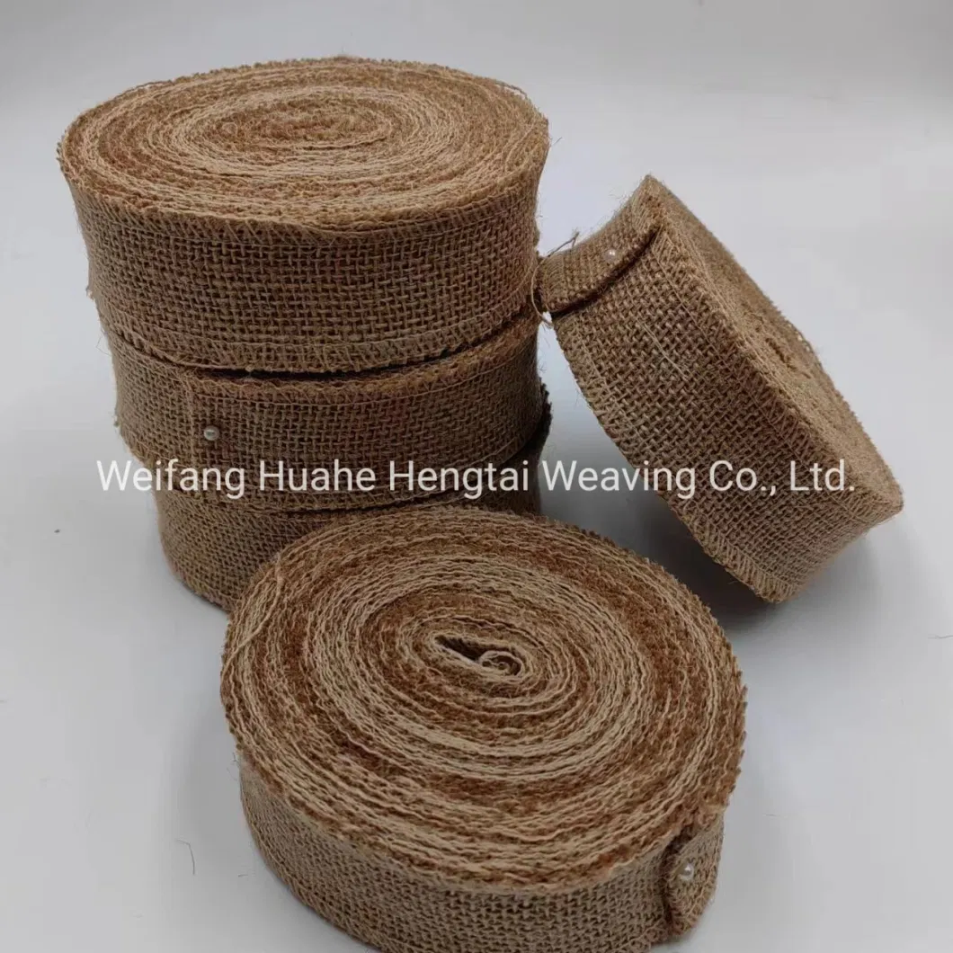 Wholesale of Pure Color High-Quality 4cm Linen Roll in Chinese Factories