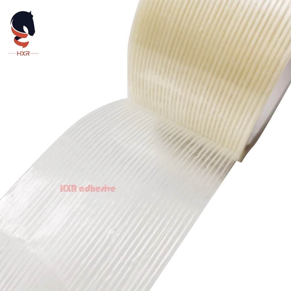 Wear Resisting Polyester Fiberglass Filament Self Adhesive Tape for Heavy Duty Packing