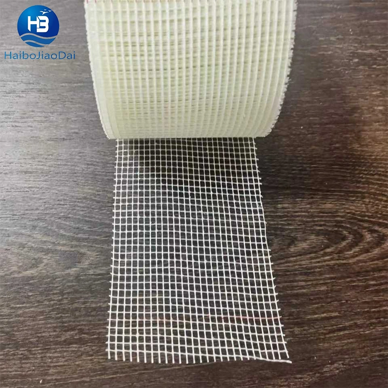 Anti-Crack Alkali-Resistant Fiber Reinforced Concrete Self Adhesive Fiberglass Mesh Drywall Joint Tape