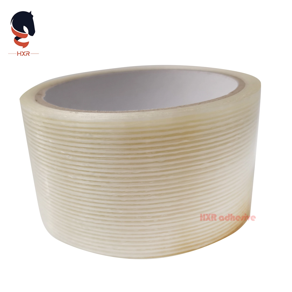 Wear Resisting Polyester Fiberglass Filament Self Adhesive Tape for Heavy Duty Packing