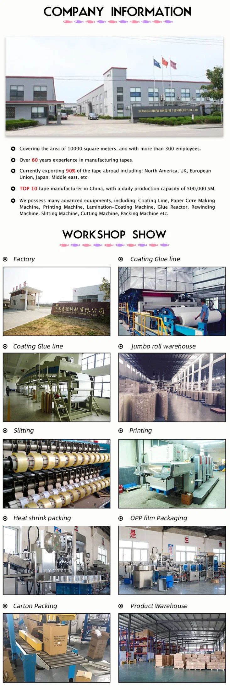 Casting Seal Mono-Filament Mono Filament Glass Fiber Reinforced Pet Tape