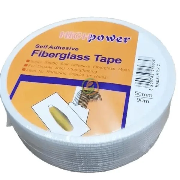 High Glue Drywall Cracks Self Adhesive Fiberglass Mesh Joint Tape