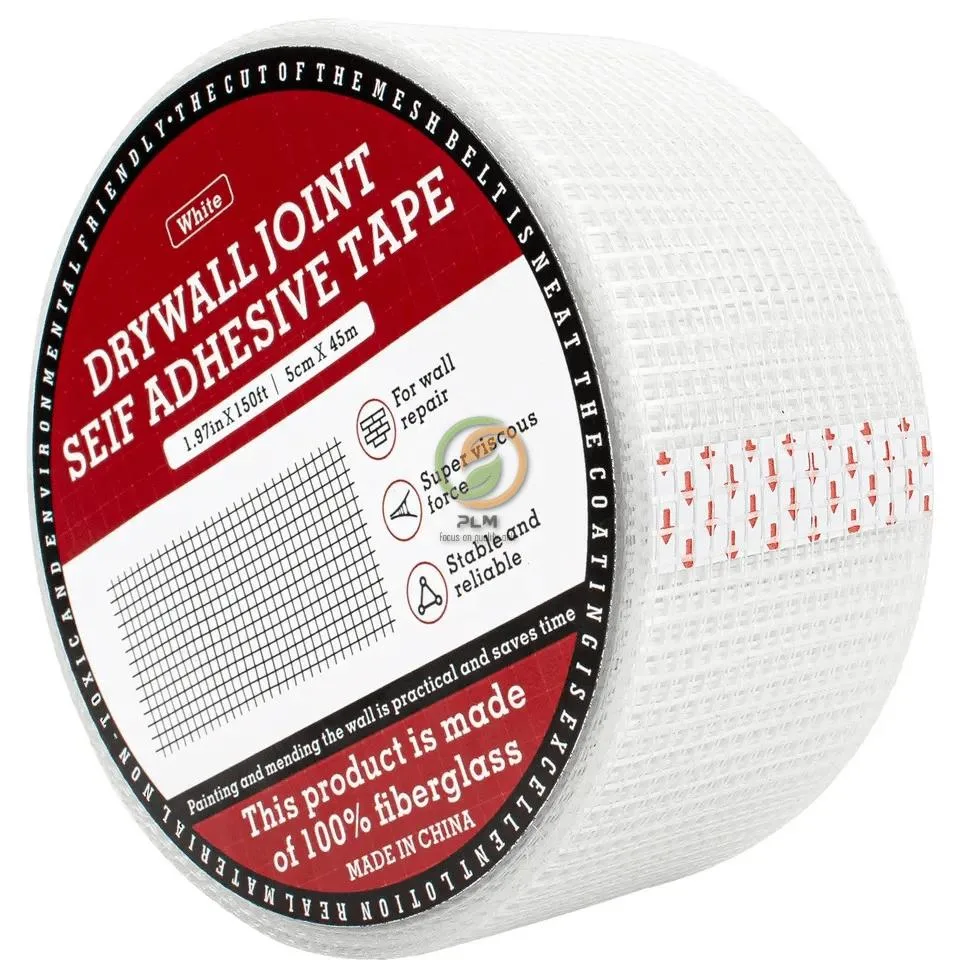 High Glue Drywall Cracks Self Adhesive Fiberglass Mesh Joint Tape