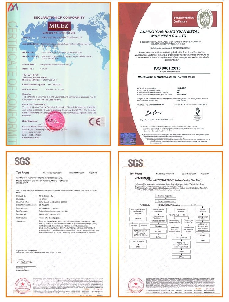 Heat and Alkali Resistant Fiberglass Plaster Skim Mesh Reinforced Cement