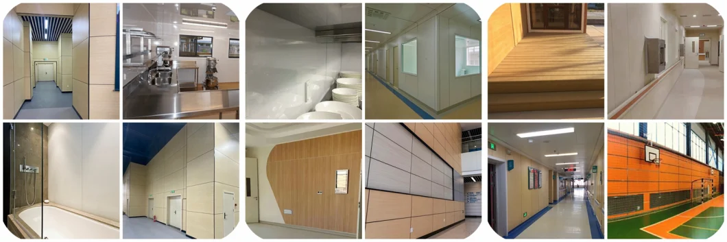 Glass Magnesium Sheet Laminate with PVC HPL Used for Interior Wall