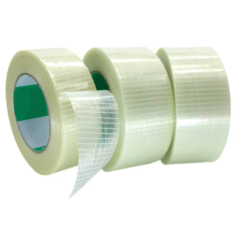 Hot Sale Self Adhesive Fiberglass Bi-Direction Crossweave Filament Tape