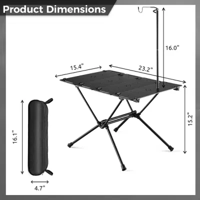 Folding Laptop Table Newly Designed BBQ Picnic Portable Folding Camping Table