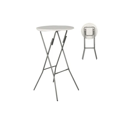  High Top Bistro Tables HDPE Plastic Portable Folding Cocktail Bar Table for Party Renta Table