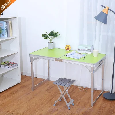  Folding Portable Metal Table Lightweight Aluminum Height Adjustable Outdoor Camping Picnic
