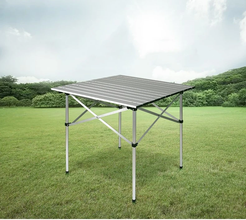 Portable Aluminum Picnic Outdoor Picnic BBQ S Size Folding Table