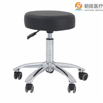 Round Seat Chair Medical Stool Dental Assistant with Foot Ring Cy-H828