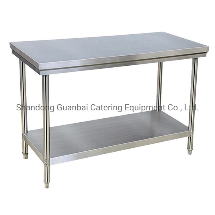 height adjustable portable stainless steel folding table for working and prepping