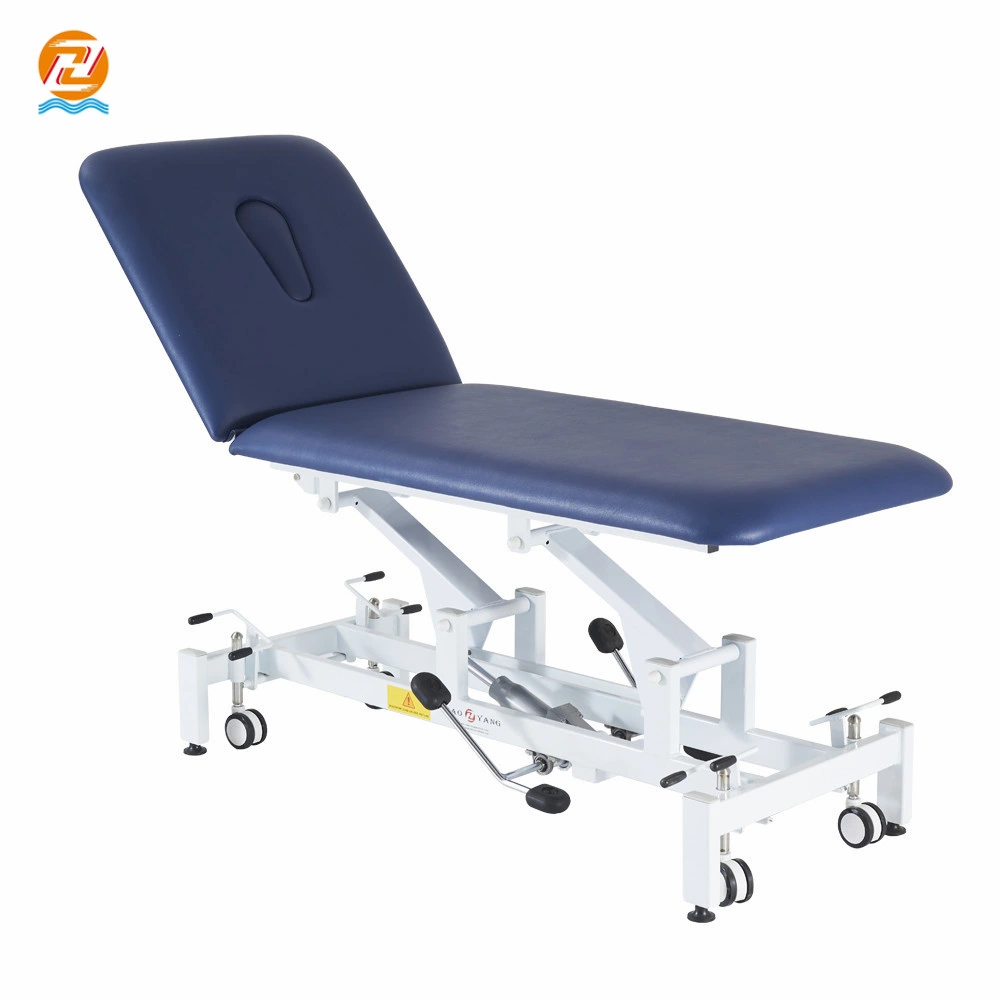 Gym Physiotherapy Tables Treatment Bed for Physiotherapy Clinic Massage Bed with Foot Bar System