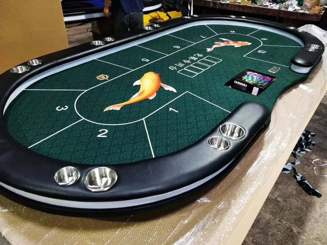 Folding Custom Poker Table Top Poker Table with Racetrack Foldable Poker Game Mat Check Sell