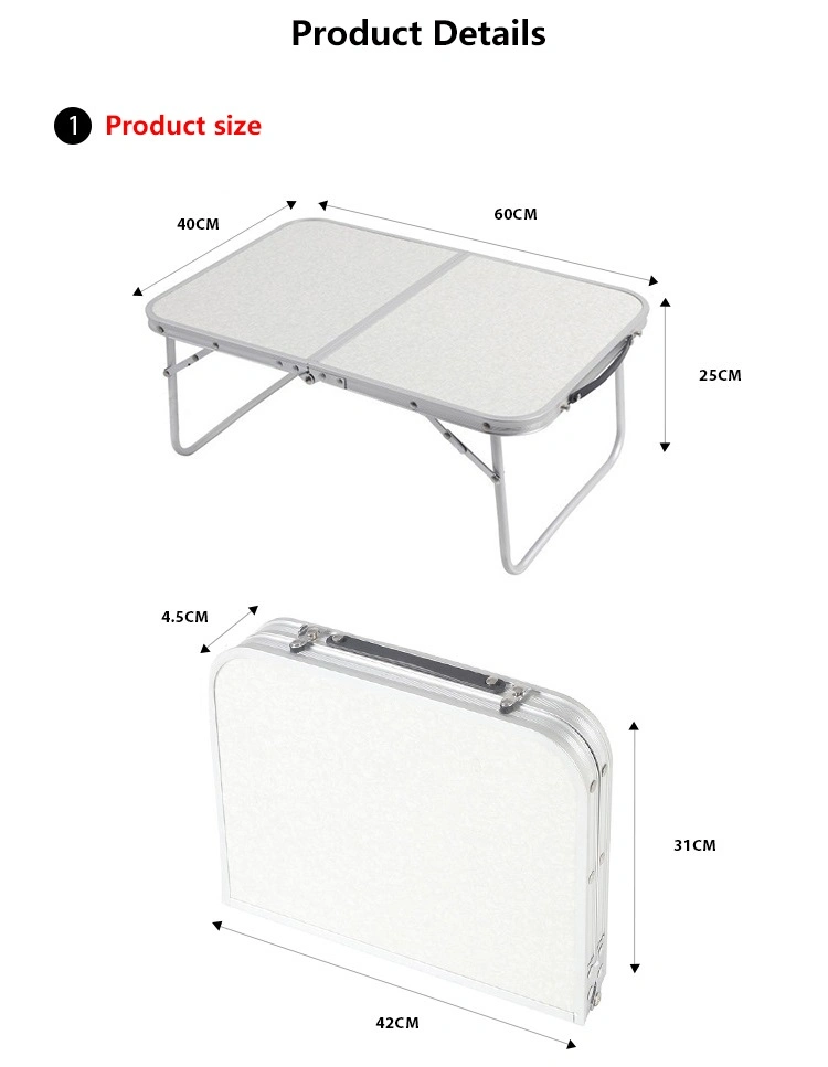 Kids Camping Table Small Metal Folding Table