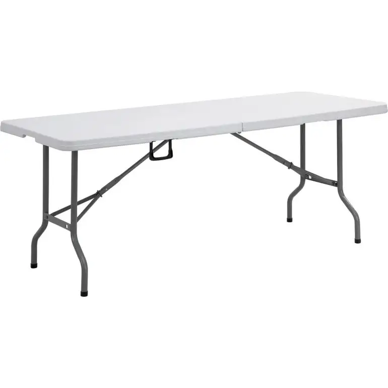 Adjustable Plastic Fold up Bar Tables Outdoor Picnic Portable Height Small Folded Table