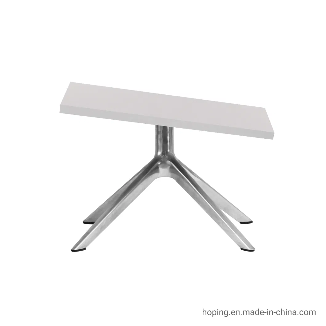 Dining Tea Coffee Table Base Aluminum Alloy Folding Training Conference Table Furniture Leg 7 Inch