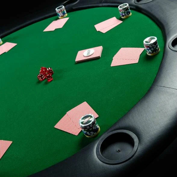 Cheap Round Card Table Casino Table with Custom Logo