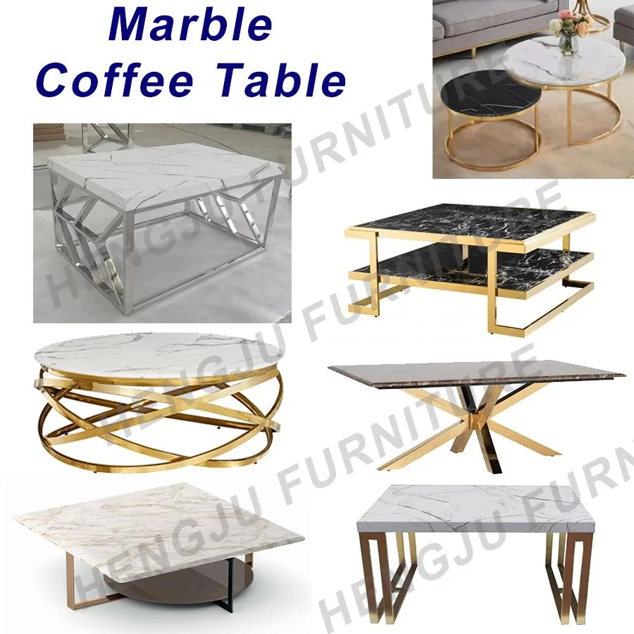 Customized Modern Stainless Steel Side Table with Foldable Design and Tempered Glass Top