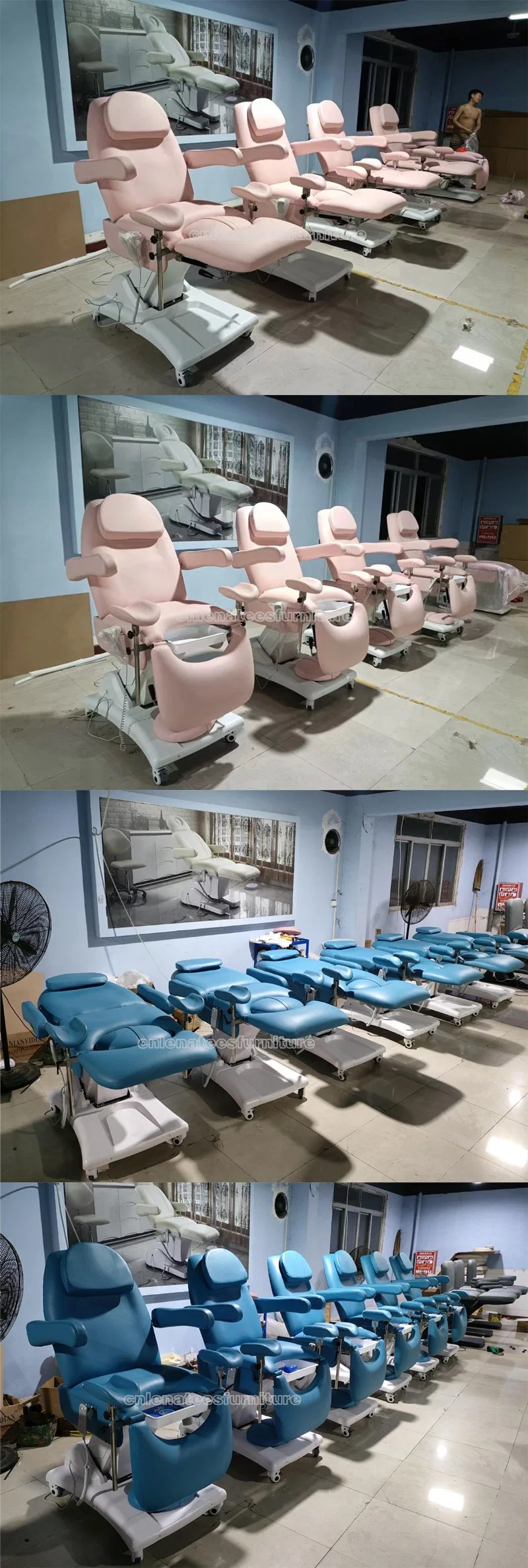 E038 Electric Examination Gynecological Table Chair Gynecology Examination Bed