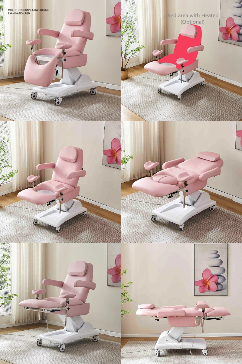 E038 Electric Examination Gynecological Table Chair Gynecology Examination Bed