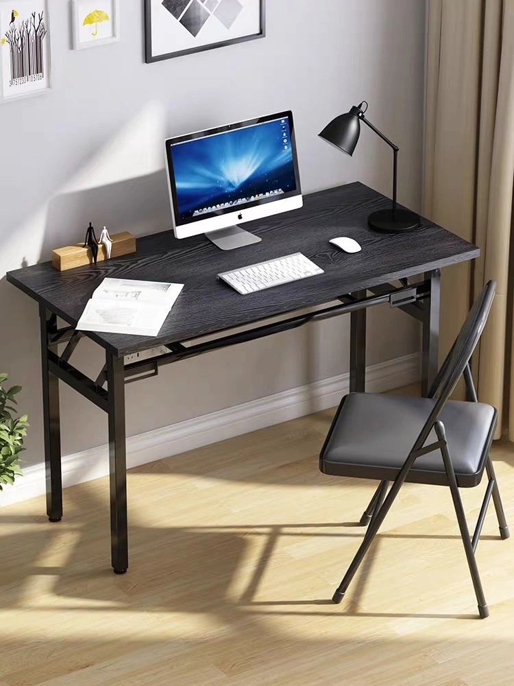 Modern Cheap Office Desk Metal Legs Folding Computer Table for Two People