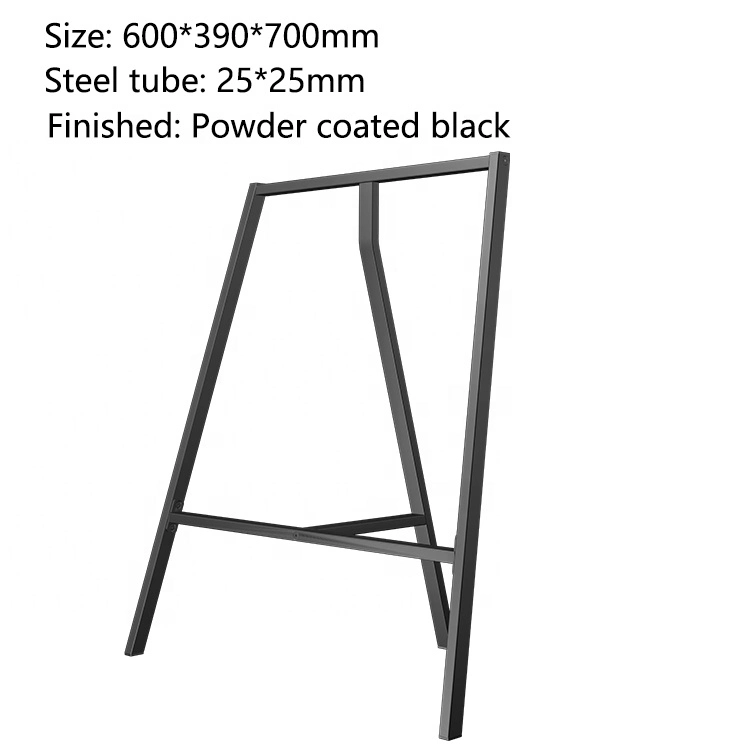 Outdoor Furniture Metal Steel Iron Foldable Folding Table Legs