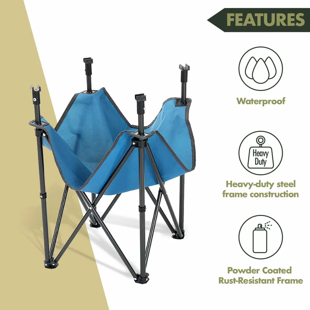 Folding Camping Table Portable Outdoor Side Lightweight Round Picnic Table