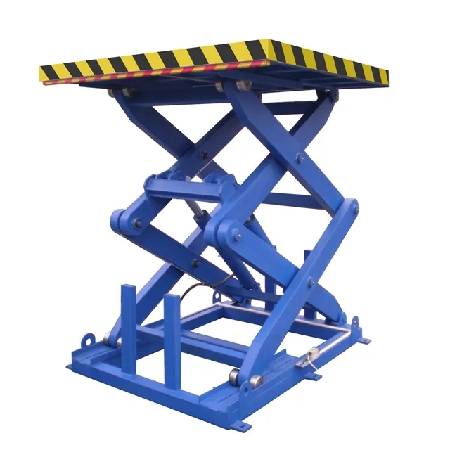 1000kg 4-18m Trail-Type Small Folding Scissor Lift Mobile Hydraulic Electric Semi-Automatic Scissor Lift Tables