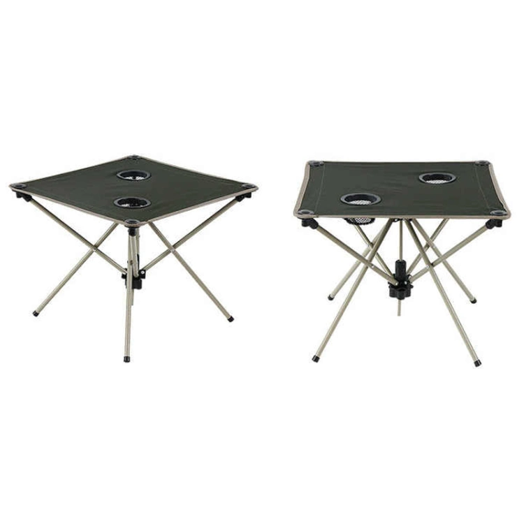 Wholesale Modern Metal Iron Black Outdoor Picnic Folding Table Camping