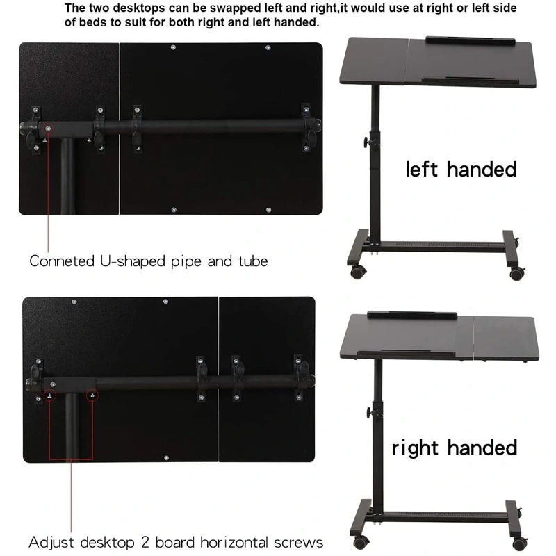 Foldable Laptop Table Computer Desk Laptop Desk Movable Bed Table