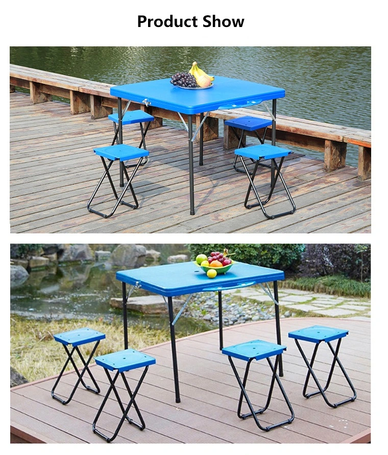 Outdoor Plastic Folding Table 4 Foot Portable