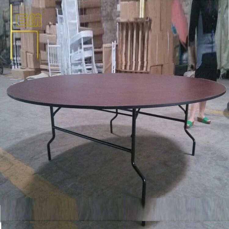 Fohsan Wholesale Round Plywood Folding Banquet Event Tables