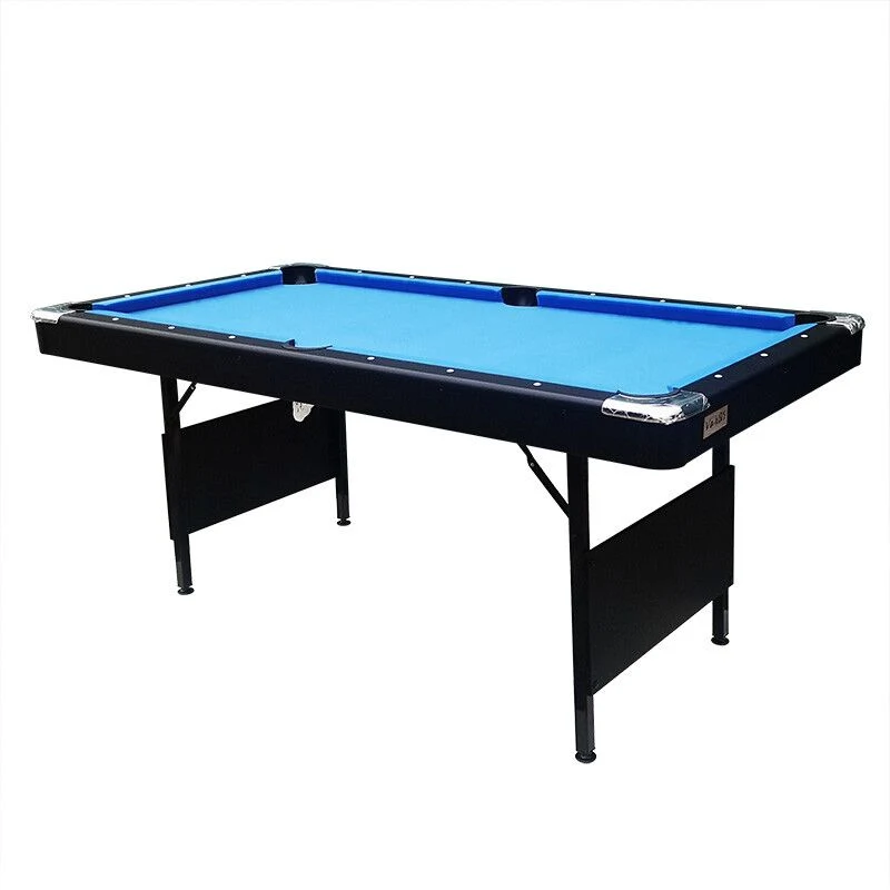 2024 Good Quality 6 Feet Portable Folding Legs Billiard Pool Table with Standard Accessories