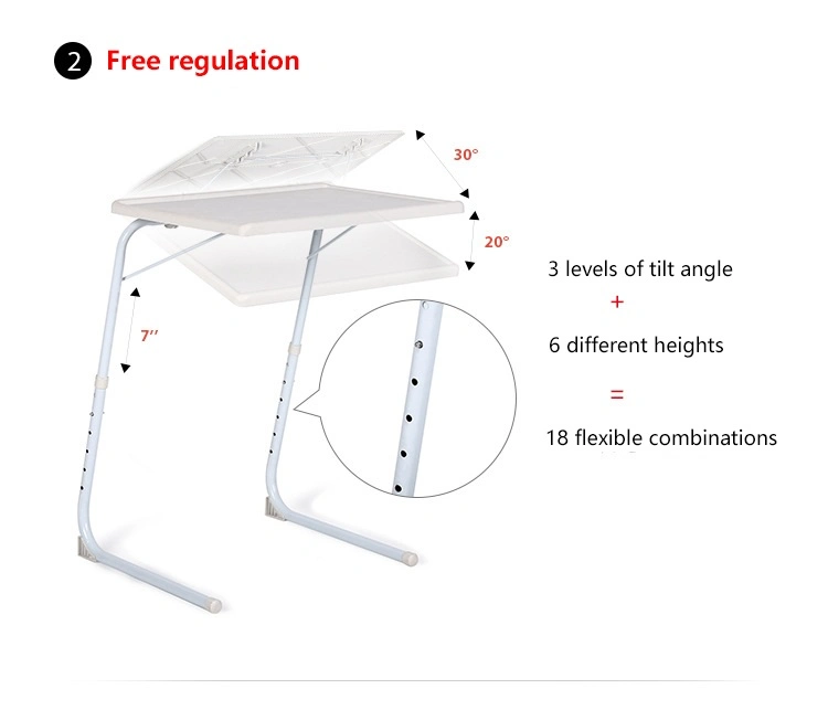 Folding Lap Desk Portable Table for Laptop