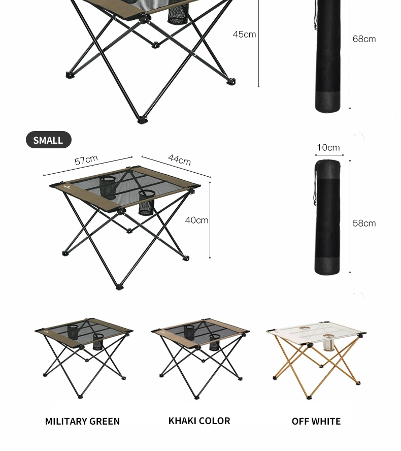 Outdoor Camping Folding Table, Picnic Gathering, Detachable Table and Chair Set