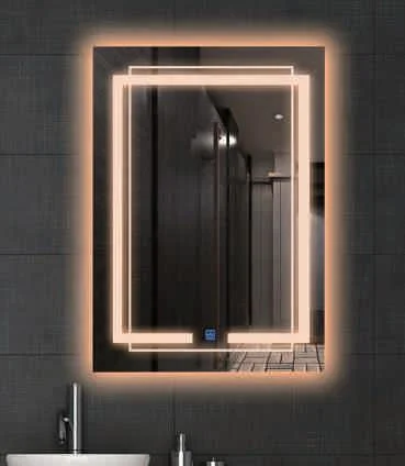 Wall Home Decoration Cosmetic Smart Vanity Illuminated Bathroom LED Mirror