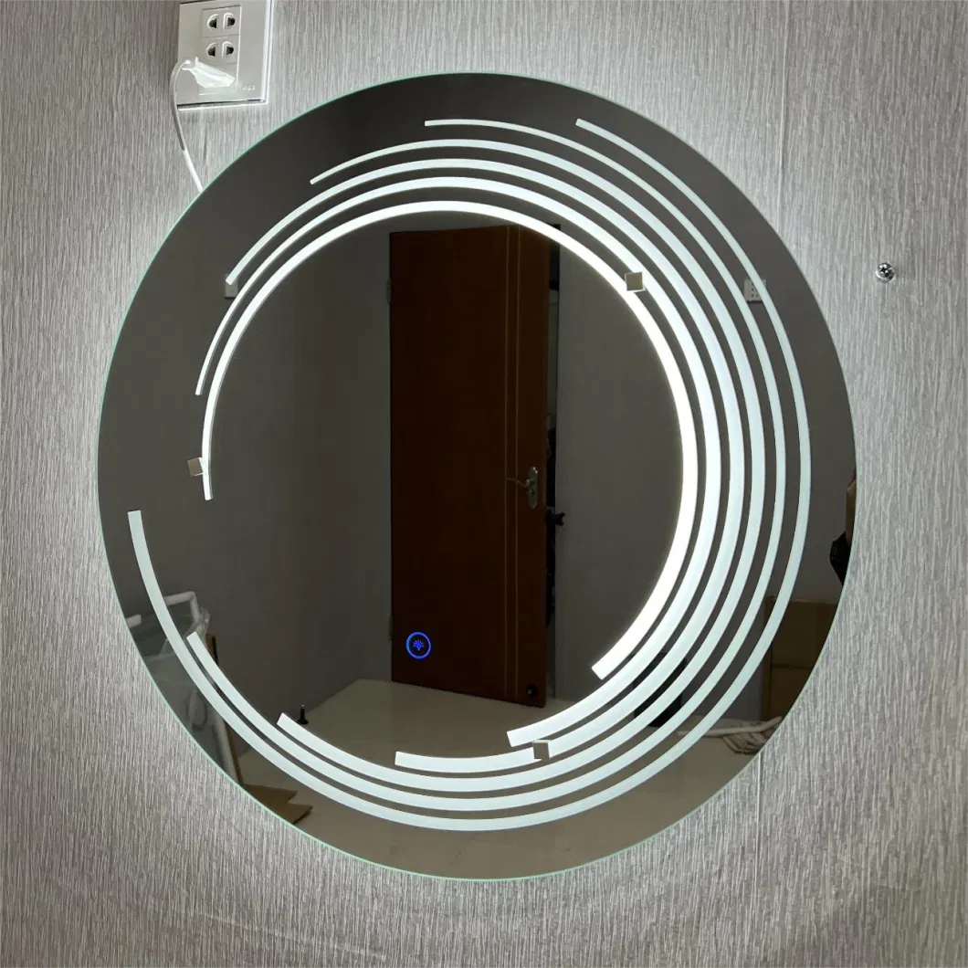 Round Shape LED Mirror Infinity Bath Room Bath Mirrors