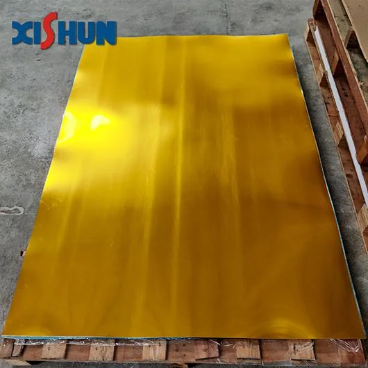 Xishun Customized Cutting Shape Decorative Gold Sliver Acrelic Acrylic Mirror Sheet