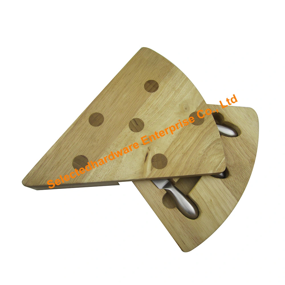 2PCS Hollow Handle Cheese Slicer Knife with Cutting Board