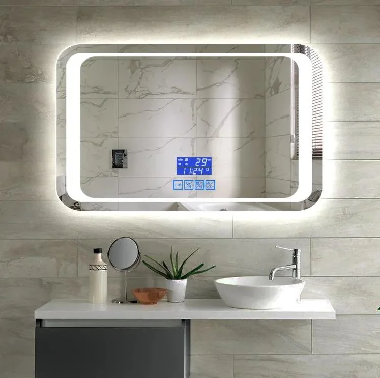 Wholesale LED Smart Bathroom Mirror Illuminated Bluetooth Smart Mirror for Hotel/Home