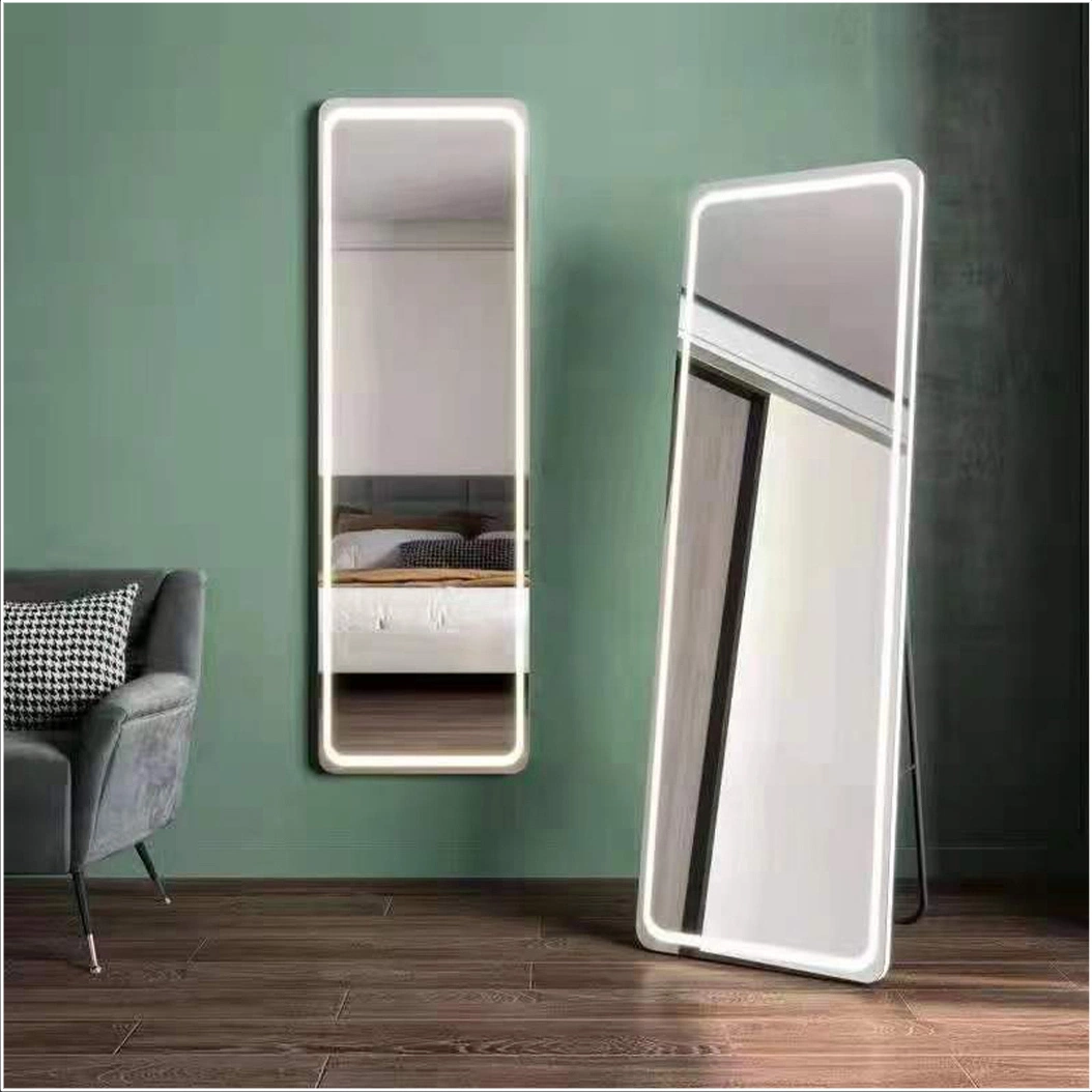 Big Wall Smart Lighted Standing Dressing Make up Mirror with LED