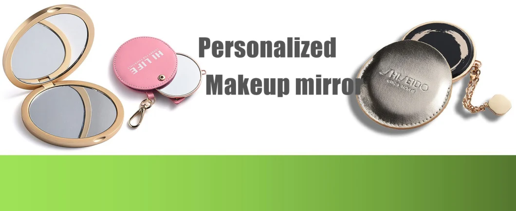 Custom Square Double Sided Compact Mirror Pocket Makeup Mirror for Gifts