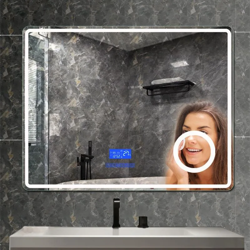 Wholesale LED Smart Bathroom Mirror Illuminated Bluetooth Smart Mirror for Hotel/Home