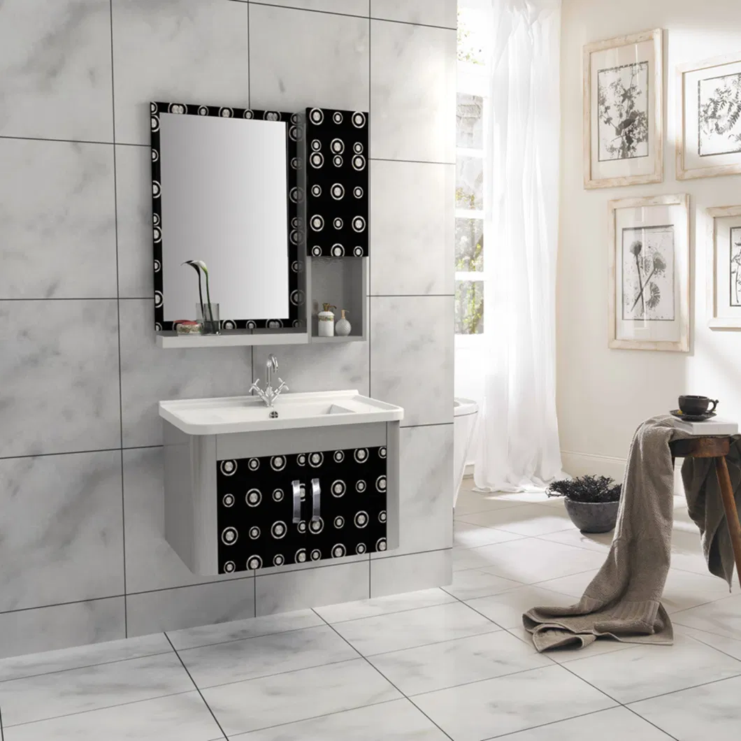 Mirrored Cabinet Wall Mounted Stainless Steel Bathroom Vanities