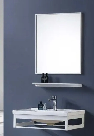 Attractive Bathroom Classic Aluminium Bathroom Single Vanity Cabinet Bathroom Mirror Cabinet