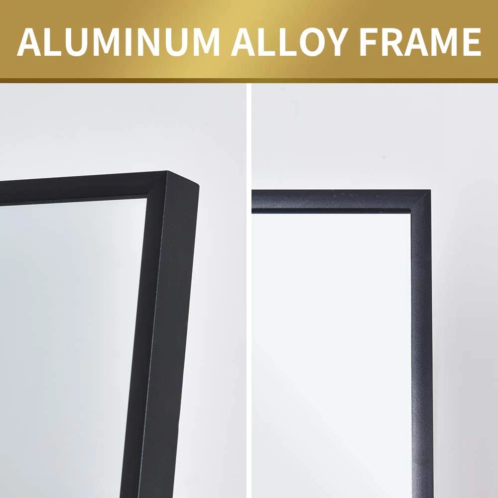 Fashion Professional Aluminum Frame Arch Wall Full Length Floor Mirror