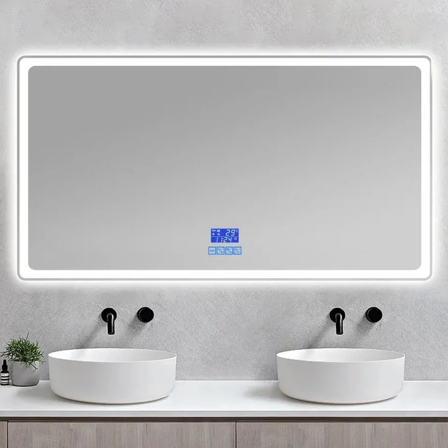 Wholesale LED Smart Bathroom Mirror Illuminated Bluetooth Smart Mirror for Hotel/Home