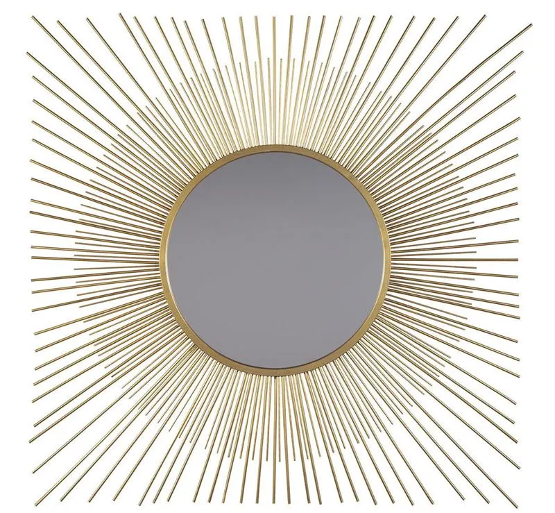 Antique Gold Finish Accent Mirror