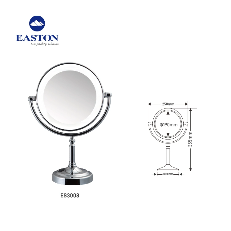 Hot Selling Hotel Table LED Light Cosmetic Mirror